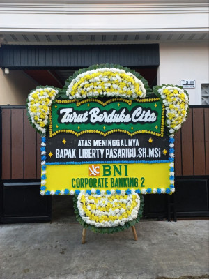 Papan Bunga Duka di Tabukan Selatan