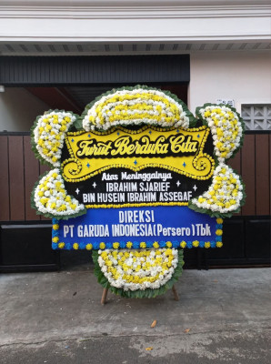 Papan Bunga Duka di Tabukan Selatan