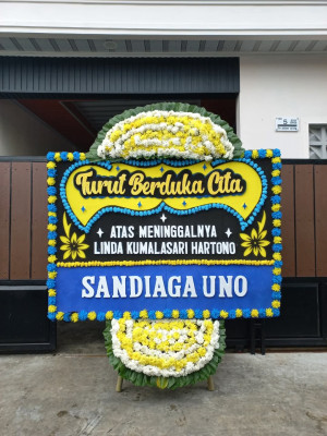 Papan Bunga Duka di Tabukan Selatan