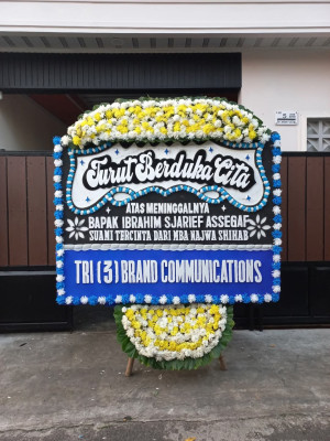 Papan Bunga Duka di Tabukan Selatan